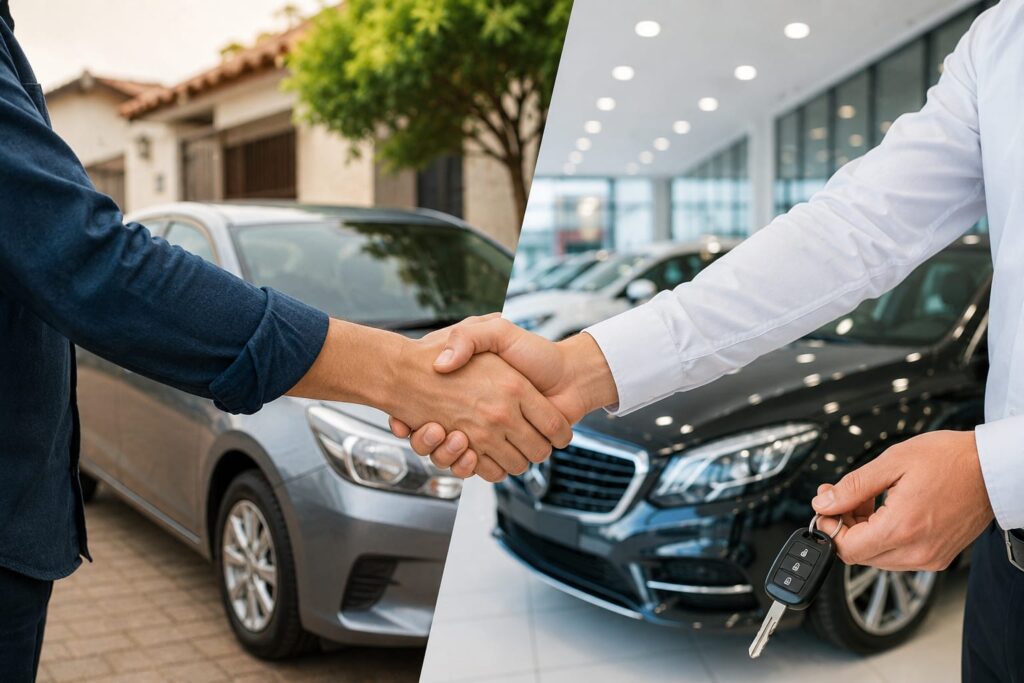 Carro particular ou de loja qual é a melhor opção para comprar